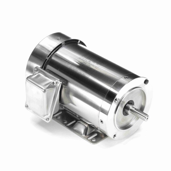 Leeson General Purpose Motor, 1.50 HP, 3 Ph, 60 Hz, 208-230/460 V, 1800 RPM, 56HC Frame, TEFC 191561.00 - main